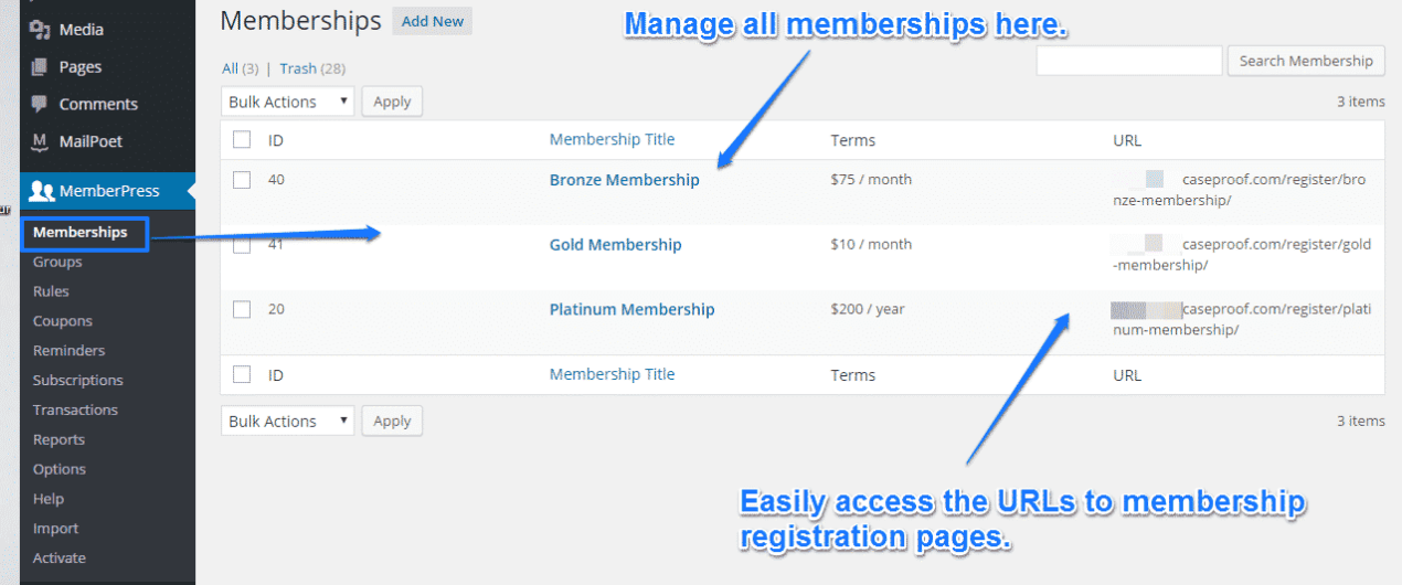 Affordable Website Design Ovingham 19 WordPress MemberPress